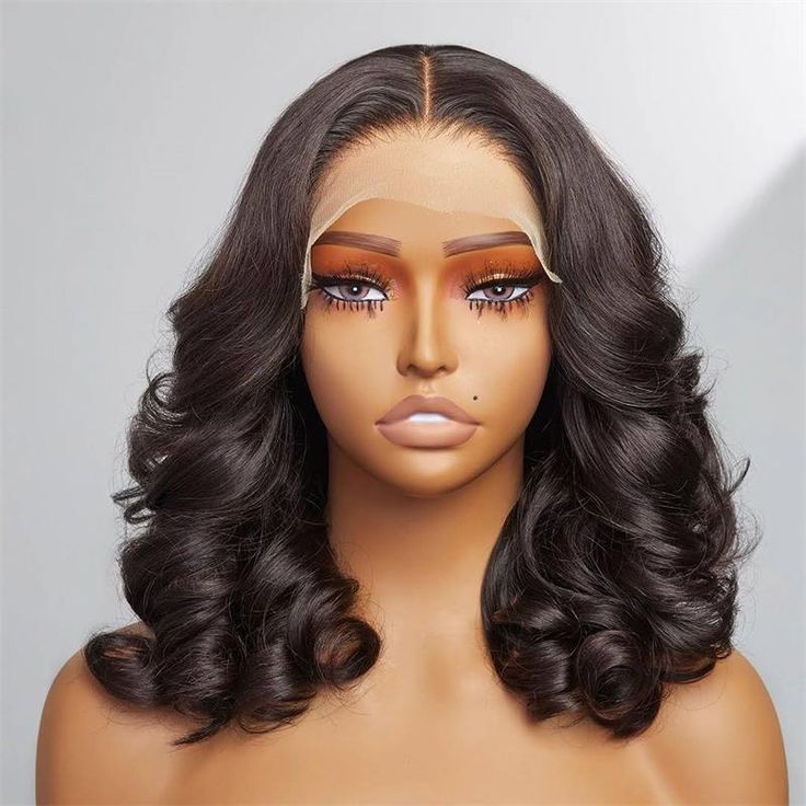 Short Glueless Body Wave Bob Wig 9x6 HD Lace/13x4 Lace Front Human Hair With Breathable Cap