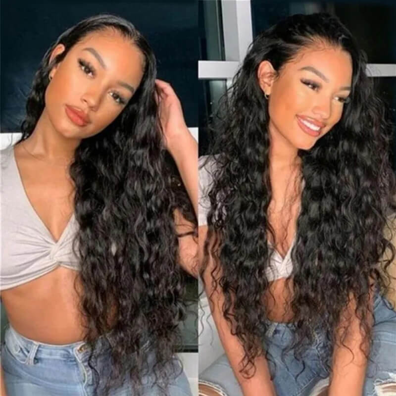 Best Seller Deep Wave Wig 13x4/13x6 Lace Closure Wig Human Hair 150% Density