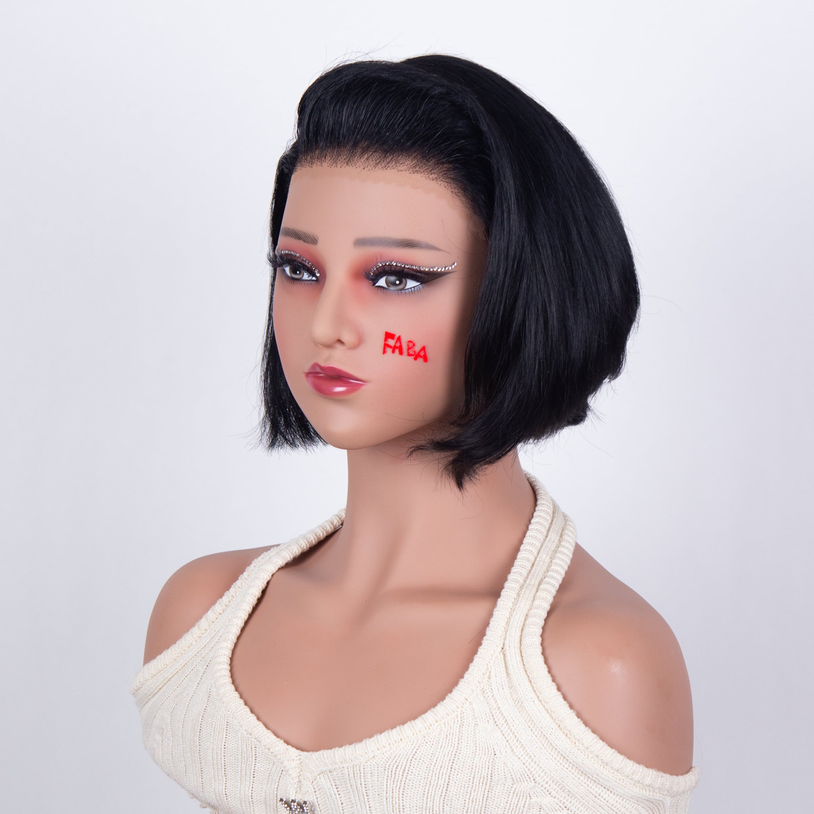 Chic Layer Cut 9x6 HD Lace Color Side Part Natural Black Hair Wig No Glue Pre Cut Lace