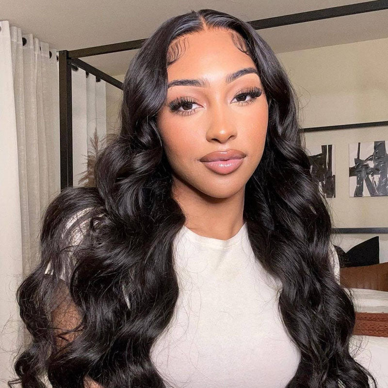 FABA Black Wig 13x4/13x6 Transparent Lace Front Wig 150% Density Wig