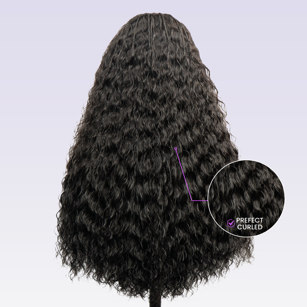 FABA Pre-Braided Lace Front Wig 9x6 HD Lace Glueless Wig with Bleached Knots & Pre-Styled Boho Braids