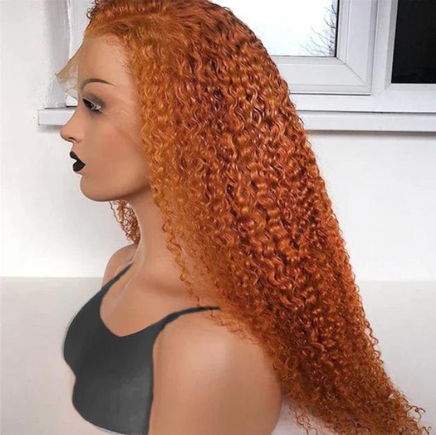 Ginger Color Wig Curly Wig 180% Density 9*6 HD Lace/13*4/13*6 Lace Front Wig