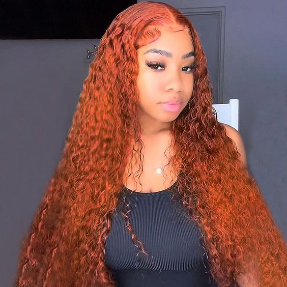 Ginger Color Wig Curly Wig 180% Density 9*6 HD Lace/13*4/13*6 Lace Front Wig