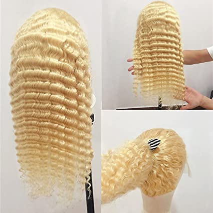 #613 Wig Curly Wig 180% Density Human Hair Wig 13x4/13x6 Closure Lace Front Wig