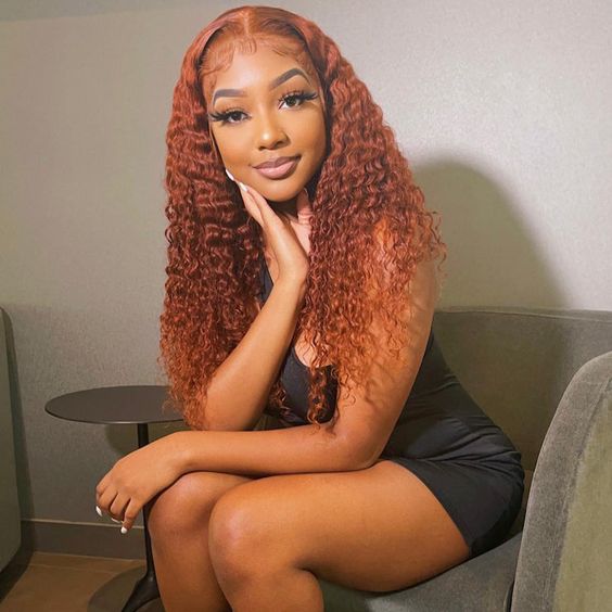 Ginger Color Wig Curly Wig 180% Density 9*6 HD Lace/13*4/13*6 Lace Front Wig