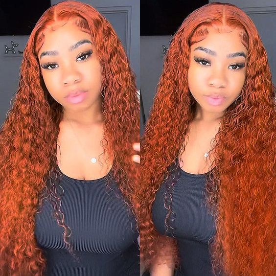 Ginger Color Wig Curly Wig 180% Density 9*6 HD Lace/13*4/13*6 Lace Front Wig