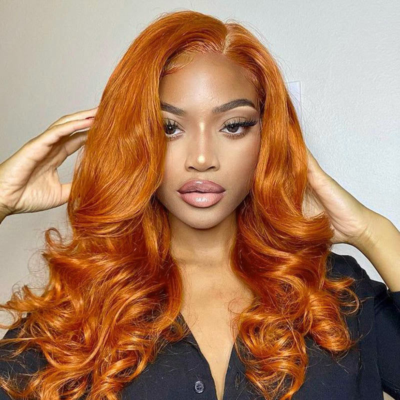 Ginger Wig Body Wave Lace Front Wig Hair Wig 13x4/13x6 Transparent Lace Front Wig