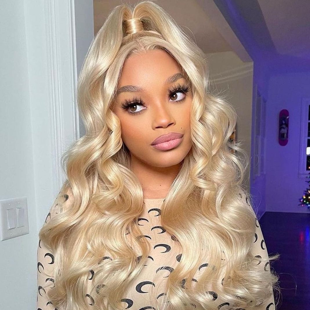 Blonde #613 Wig Body Wave Wig HD Lace Front Wigs Human Hair Wig