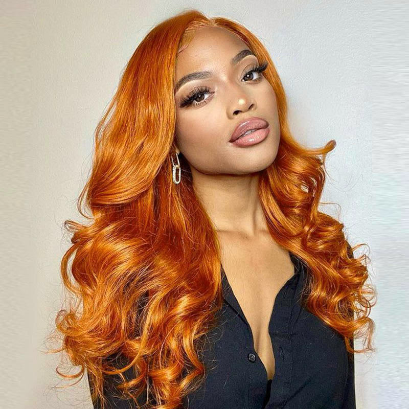 Ginger Wig Body Wave Lace Front Wig Hair Wig 4x4/13x4/13x6 Transparent Lace Front Wig