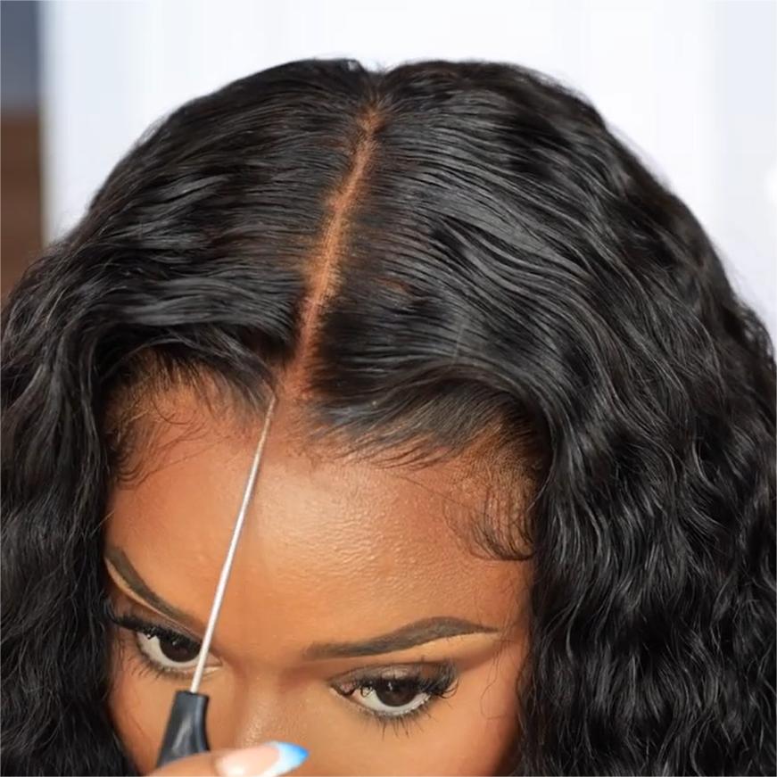Glueless Wigs 4x4 Closure/13x4 Undetectable Transparent Lace Wig Wear and Go Wigs 180% Density
