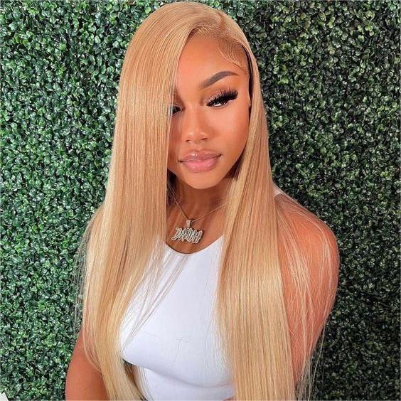 Full Lace Various Styles Straight Human Hair 360 Transparent Lace Front Wigs 150% Density