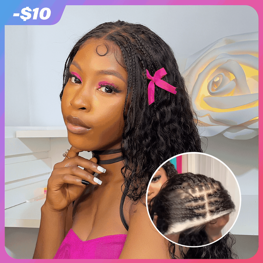 FABA Summer Pre-Braided 9x6 HD Lace Highlight Glueless Pre-Styled & Breathable Wigs