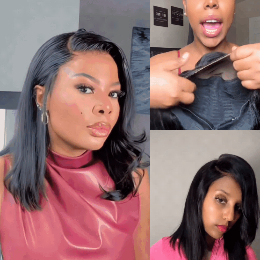 FABA Real Yaki Straight Layered Wig Pre-Styled Natural Hairline 9x6 HD Lace M-cap Glueless with Bye Bye Knots