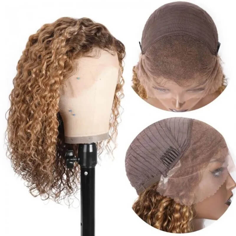 Highlight Ombre Color Wig 4x4/13x4/13x6 Transparent Frontal HD Lace Front Wig