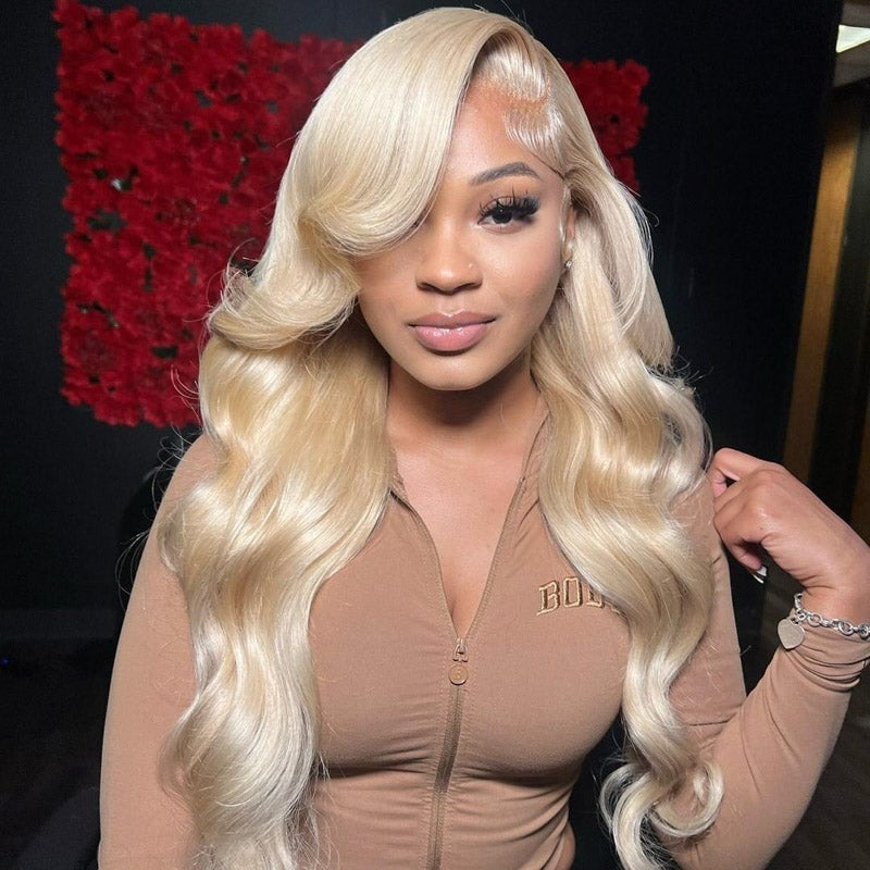 #613 Blonde Body Wave 360 Transparent Lace Front Wigs