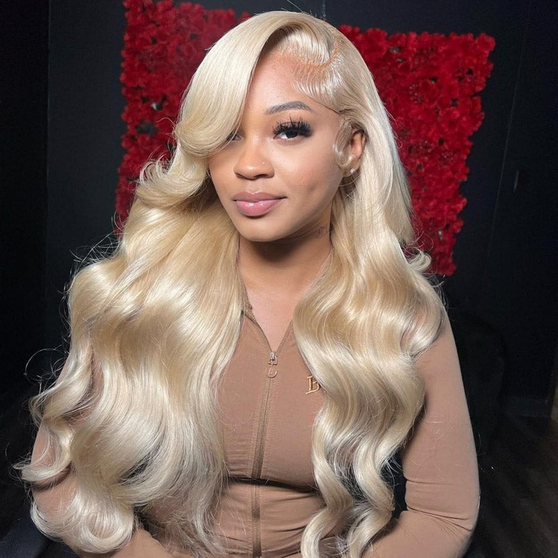 #613 Blonde Body Wave 360 Transparent Lace Front Wigs