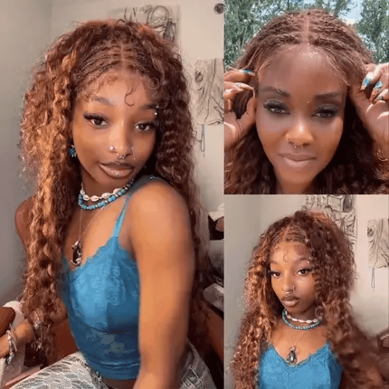 FABA Summer Pre-Braided 9x6 HD Lace Highlight Glueless Pre-Styled & Breathable Wigs