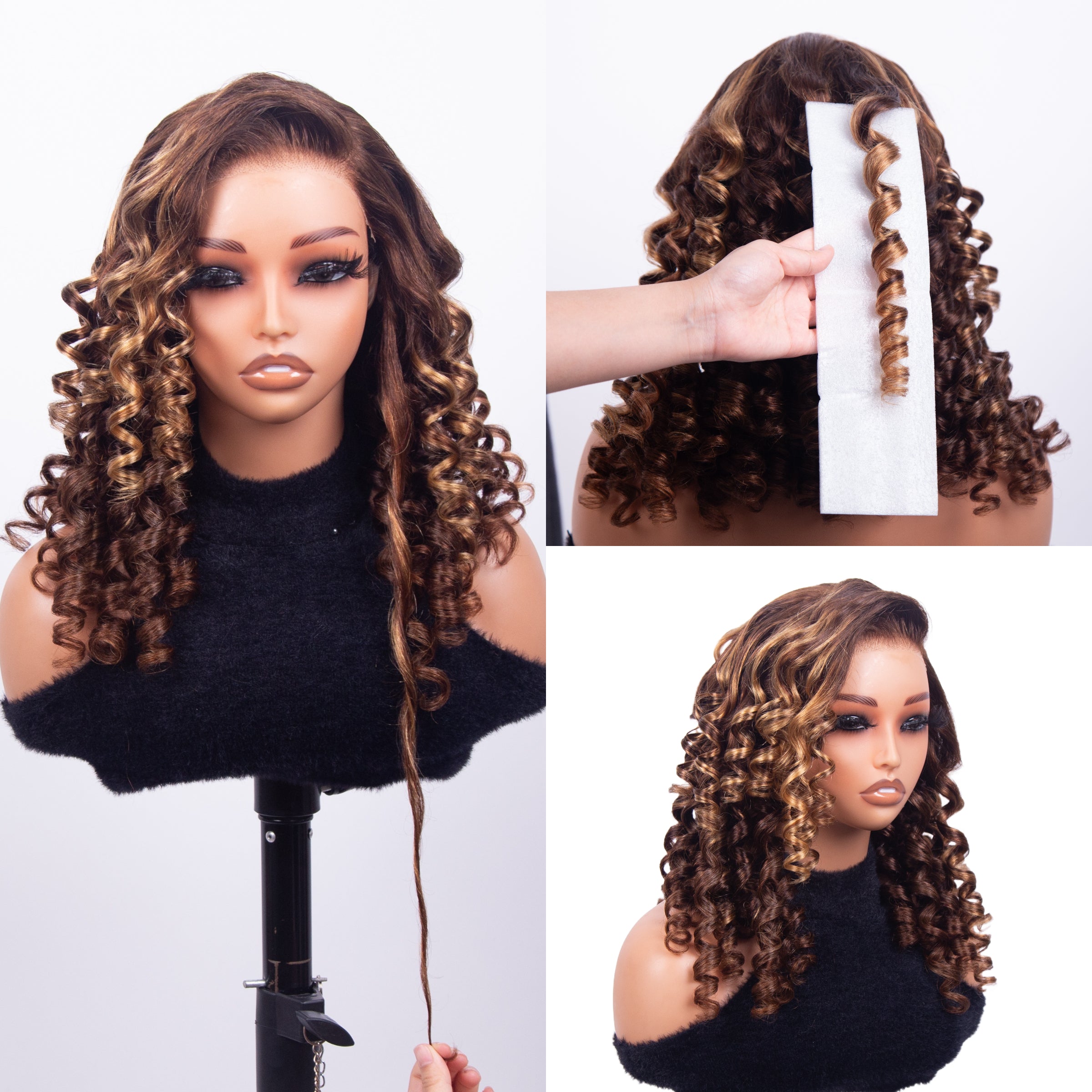 FABA Cpart PreMax 9x6 M-cap Glueless Wig Loose Wave Pre-Bleached Bye Bye Knots Wigs Natural Hairline