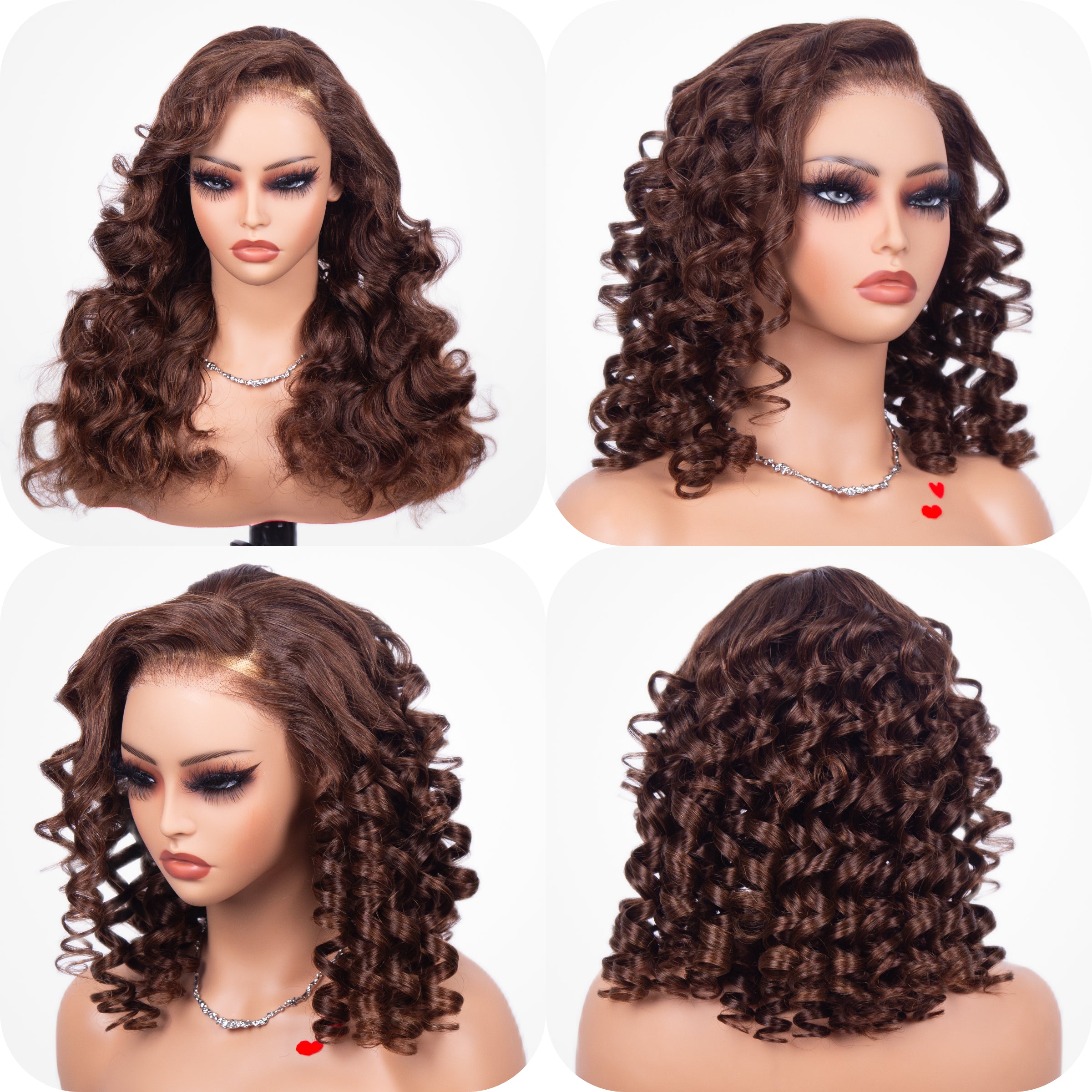 FABA Cpart PreMax 9x6 M-cap Glueless Wig Loose Wave Pre-Bleached Bye Bye Knots Wigs Natural Hairline