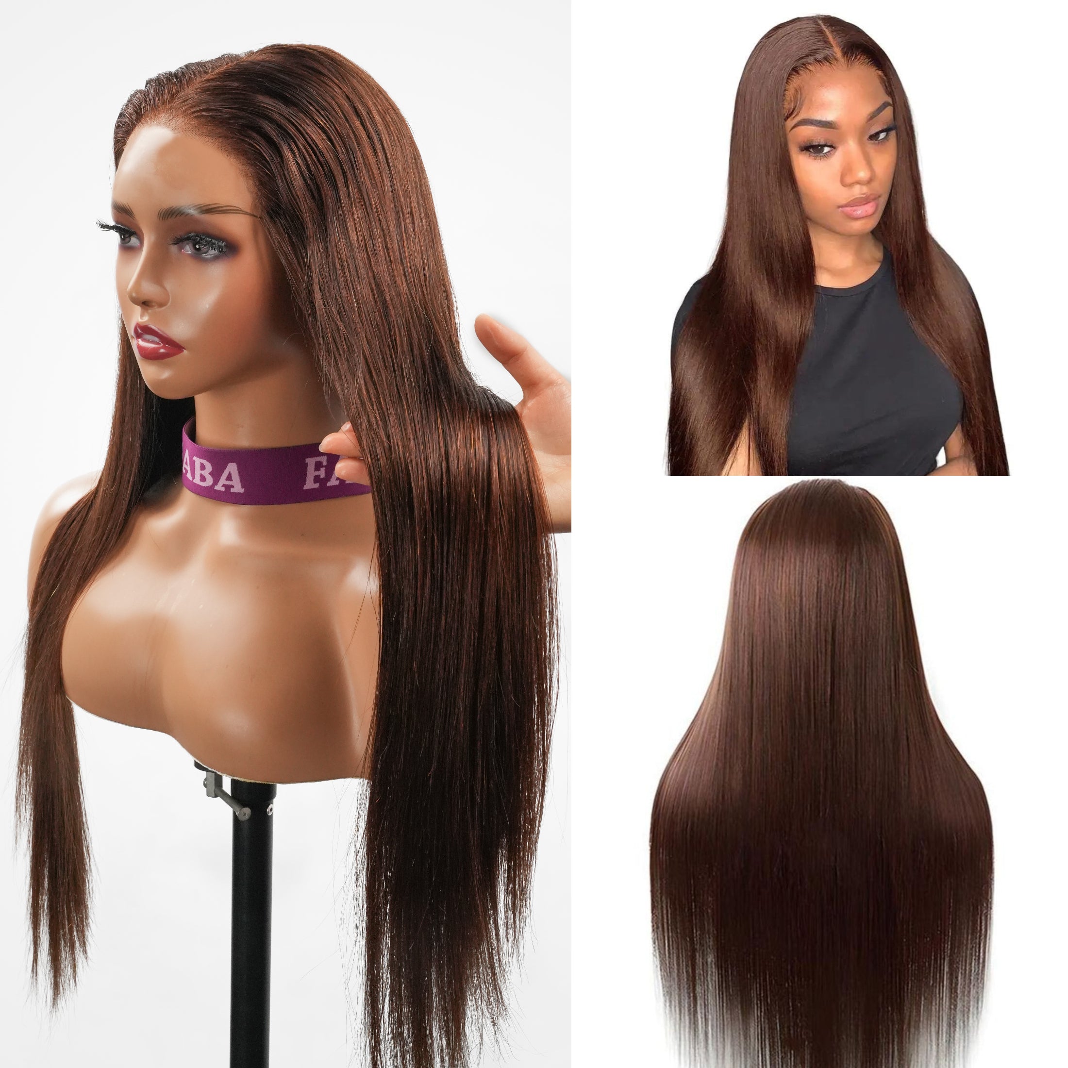 Put On Go 7x5 Transparent Lace Wig Pre Plucked Hairline Pre Cut Human Hair Wigs