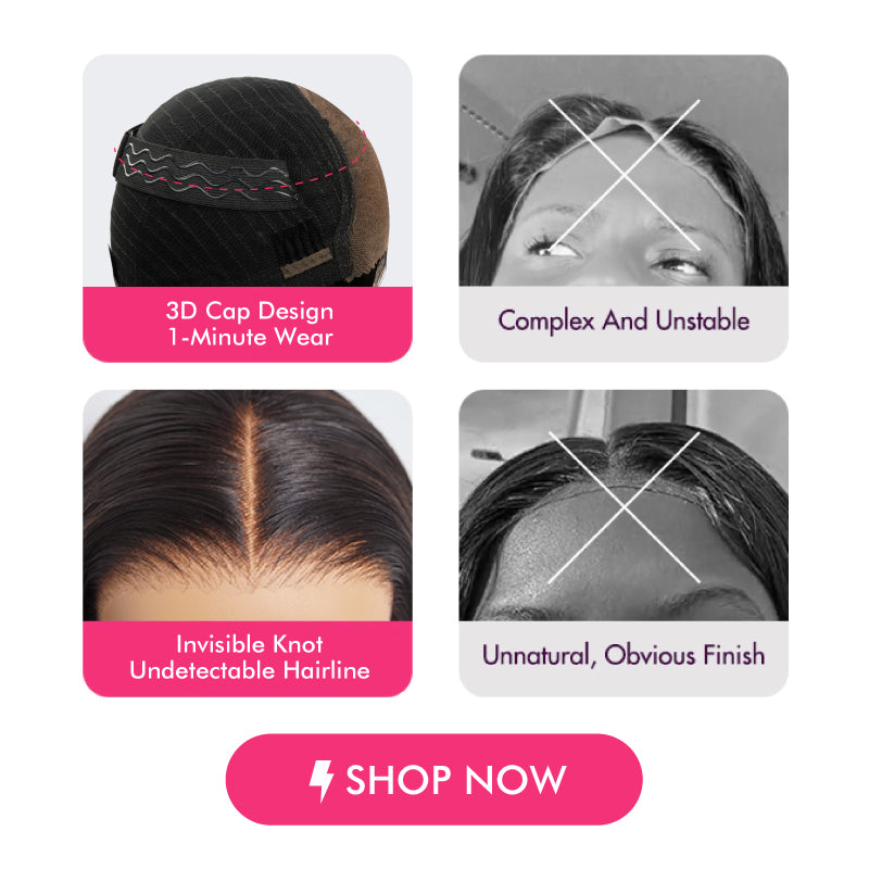 FABA Summer Pre-Braided 9x6 HD Lace Highlight Glueless Pre-Styled & Breathable Wigs