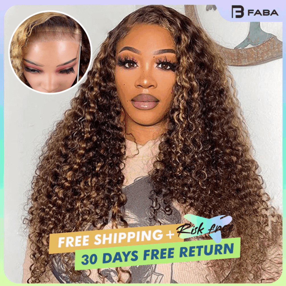 FABA 9x6 HD Lace Glueless Wig Pre Everything Mini Knots Human Hair & Natural Frontal