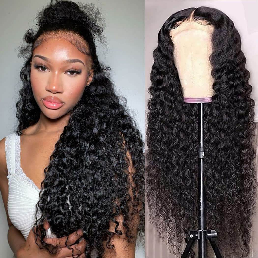 Glueless Wigs 4x4 Closure/13x4 Undetectable Transparent Lace Wig Wear and Go Wigs 180% Density