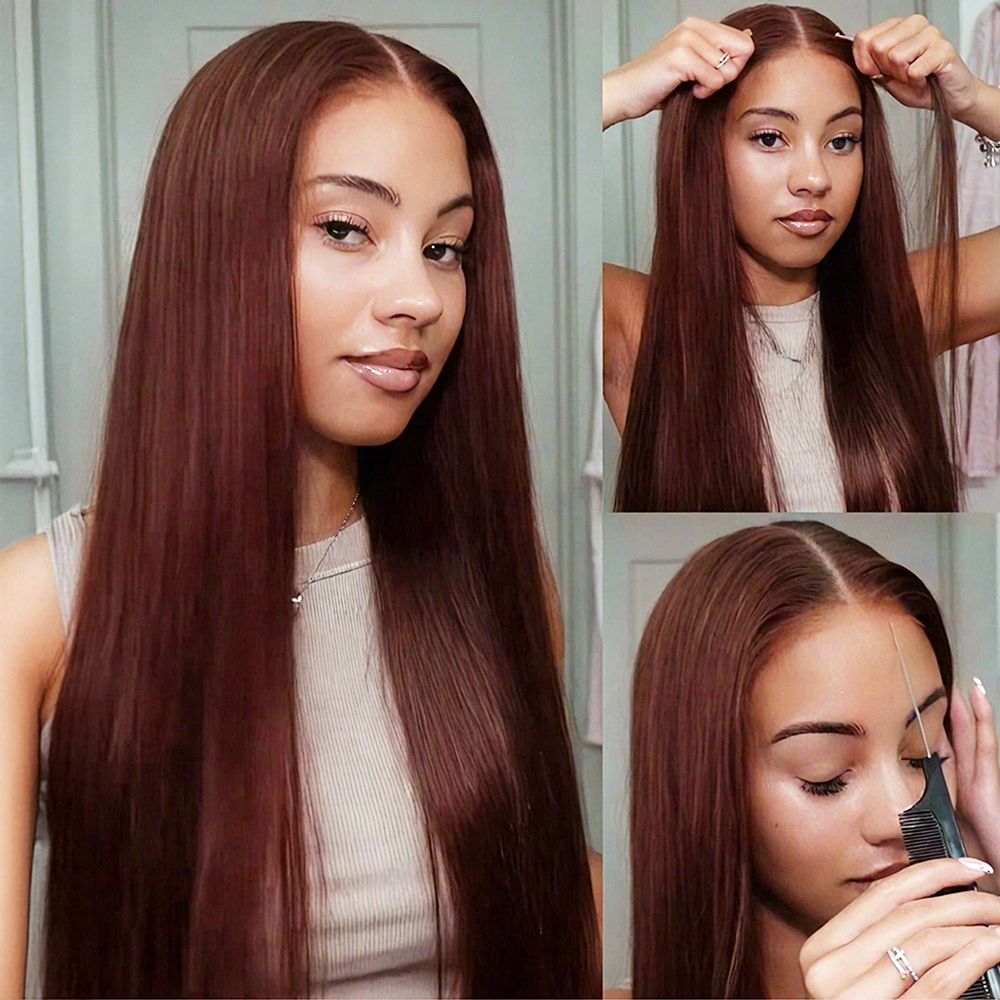 Put On Go 7x5 Transparent Lace Wig Pre Plucked Hairline Pre Cut Human Hair Wigs