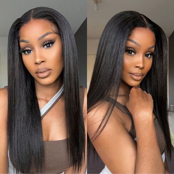 Put On Go 7x5 Transparent Lace Wig Pre Plucked Hairline Pre Cut Human Hair Wigs