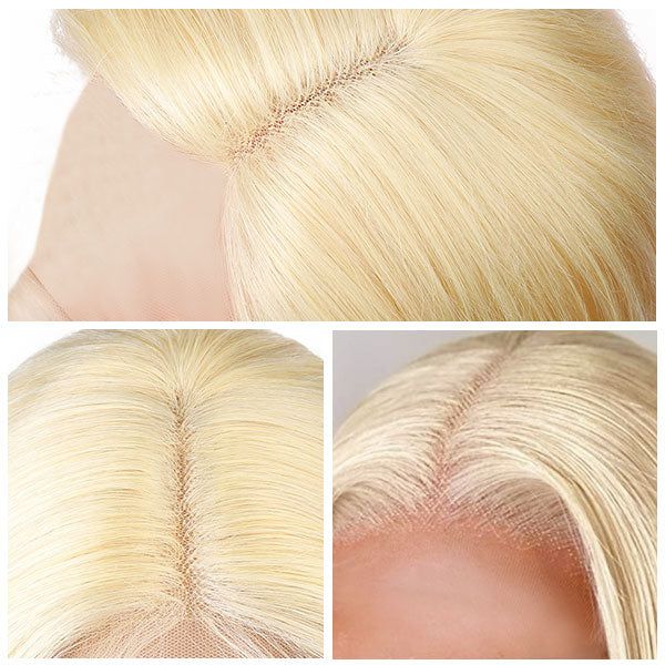 Pre-Cut Lace Wear Go Glueless Wig 613 Blonde Pure Color Body Wave Breathable