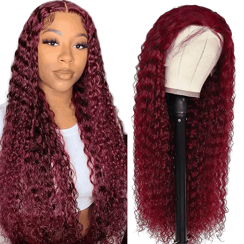 99J Wig 4x4/13x4/13x6 HD Lace Front Wigs Curly Wigs With Breathable Cap