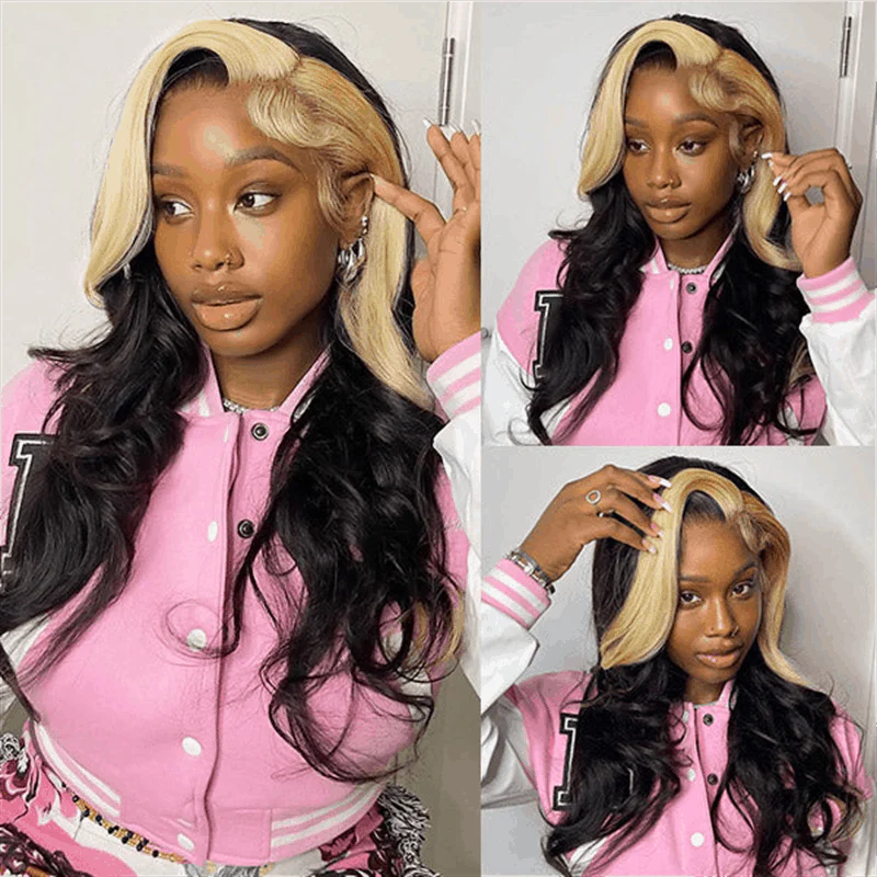 613/1B Highlight Color Wig Body Wave 4x4/13x4/13x6 Lace Front Wig Human Hair Wig
