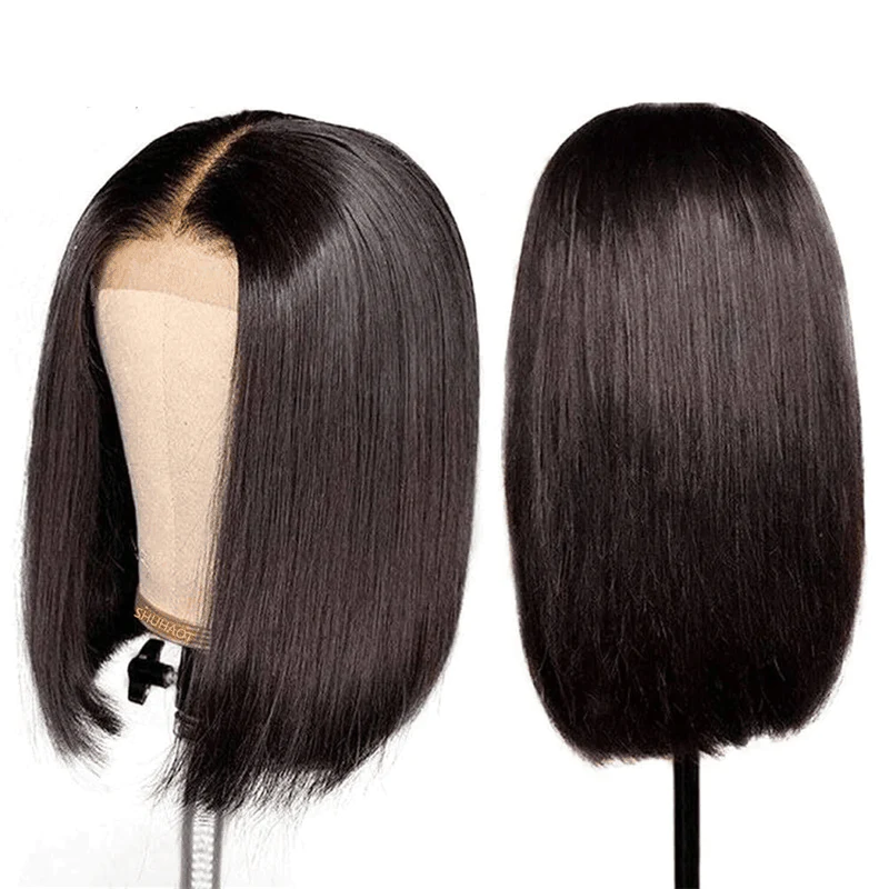 Glueless Wig 180% Density Short Bob Wigs 4x4/13x4 Lace Wigs Pre Cut HD Lace Closure Wigs