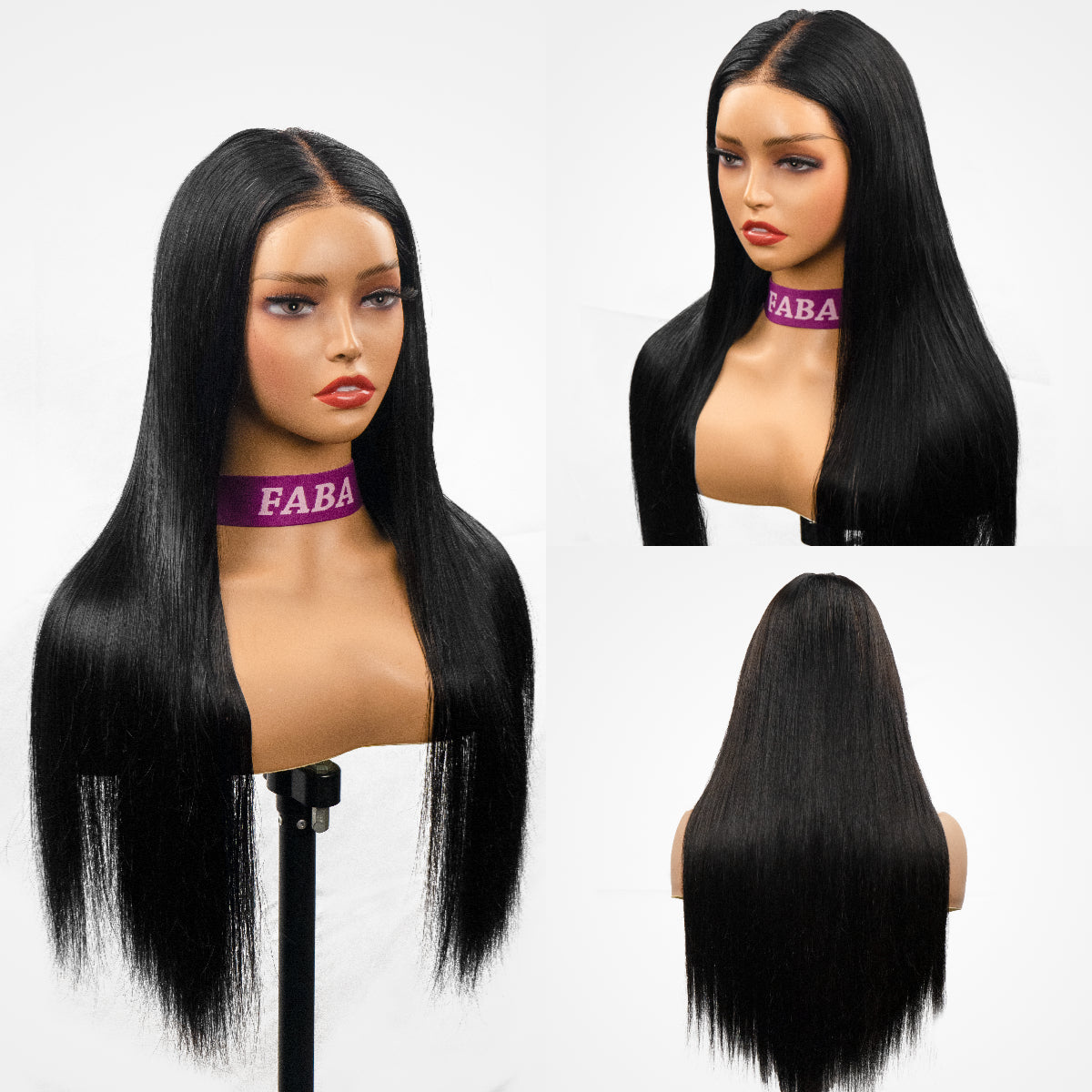 Wear and Go Black Straight Glueless 7x5 Closure Wig