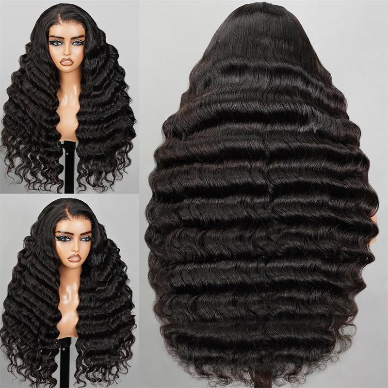 Glueless Wig Loose Deep Wave 13x4 Lace Front Wigs Human Hair Pre-Cut
