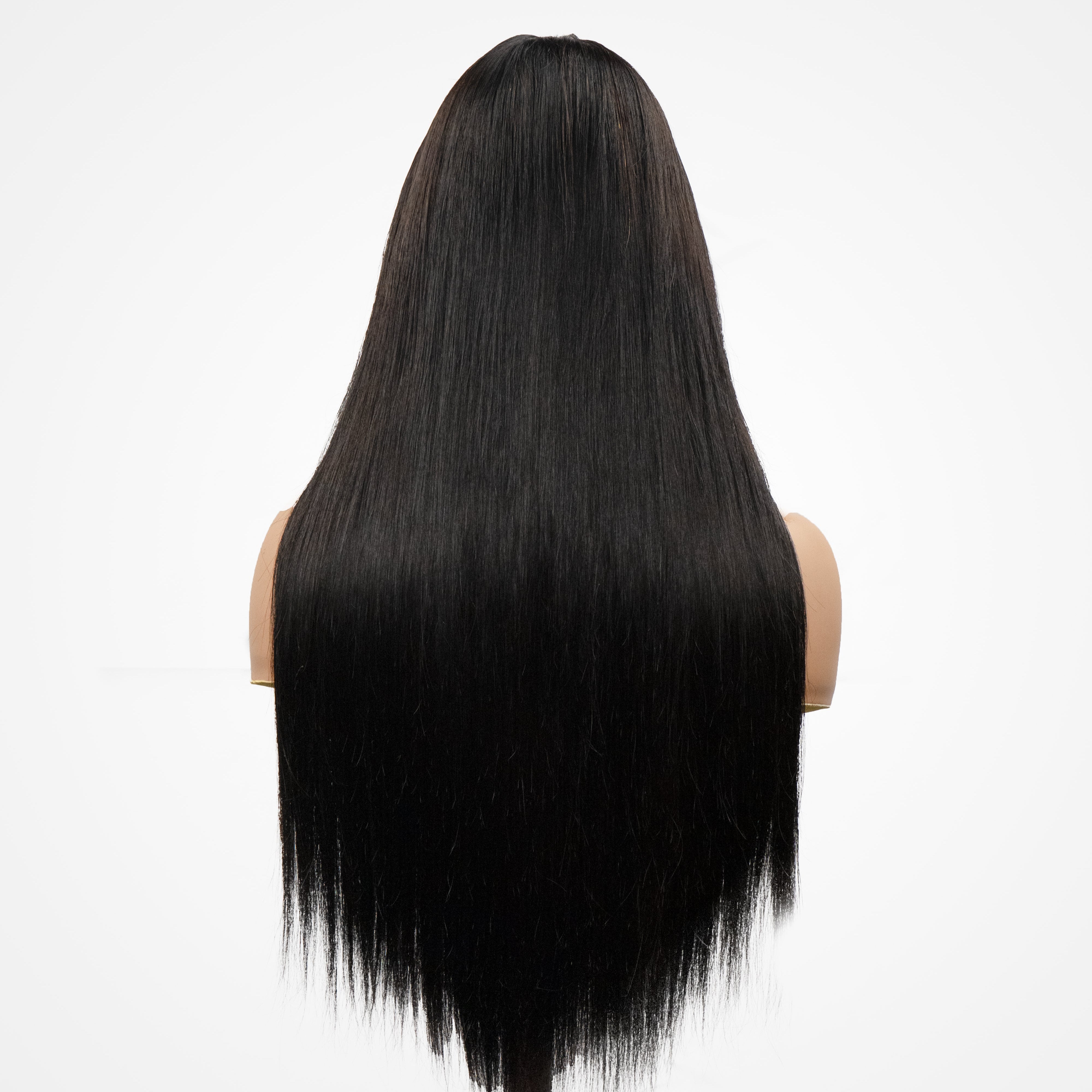 Wear and Go Black Straight Glueless 7x5 Closure Wig