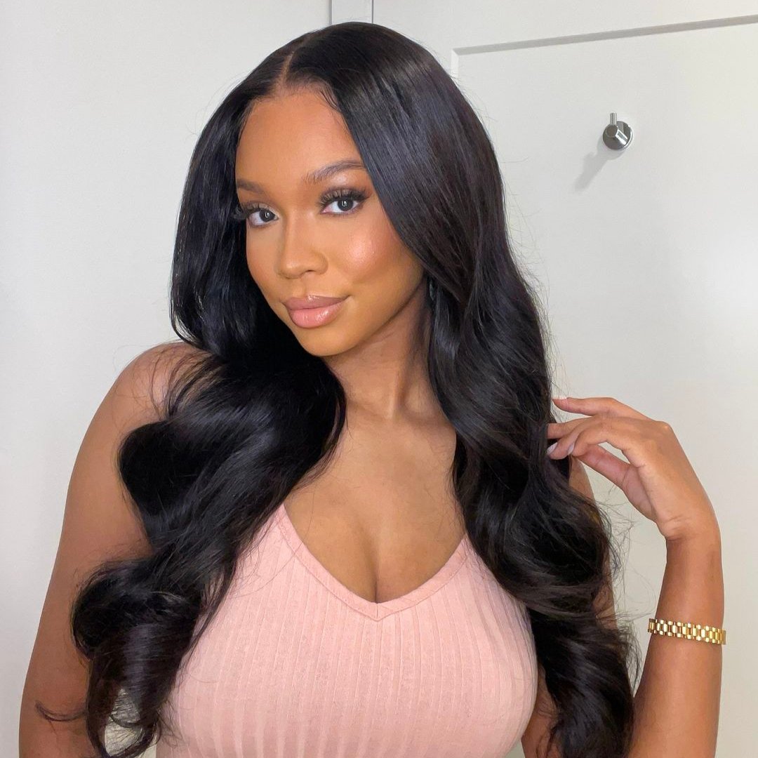 Body Wave Glueless Wig 4x4/13x4 Pre Cut Lace Wig 180% Density Wear and Go Wig