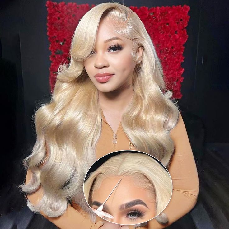 Pre-Cut Lace Wear Go Glueless Wig 613 Blonde Pure Color Body Wave Breathable
