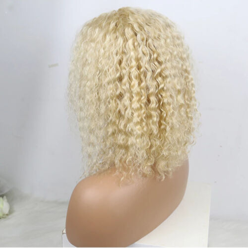 Glueless Wig Short Curly Bob #613 Blonde Wig 4x4/5x5/13x4 Pre Cut Lace Front Wigs