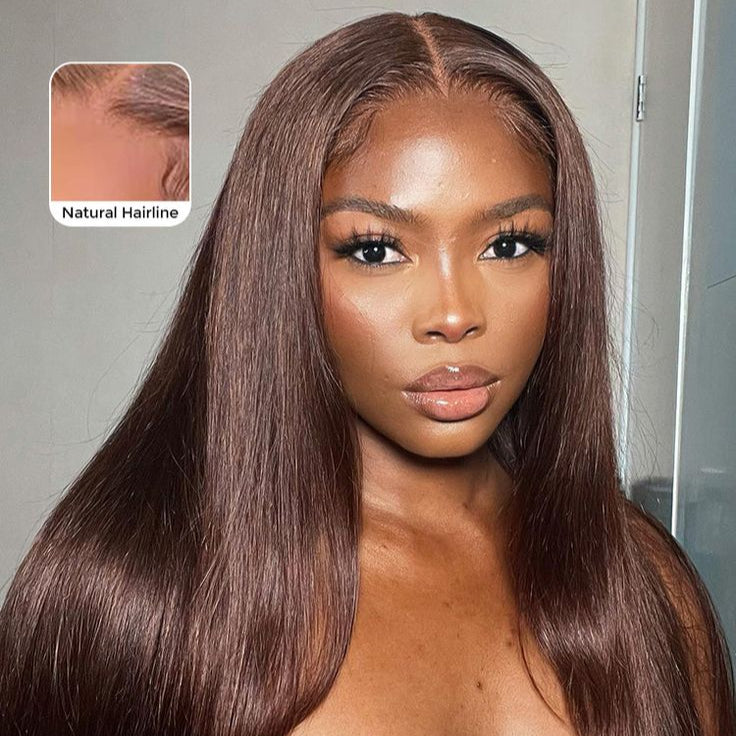 Put On Go 7x5 Transparent Lace Wig Pre Plucked Hairline Pre Cut Human Hair Wigs
