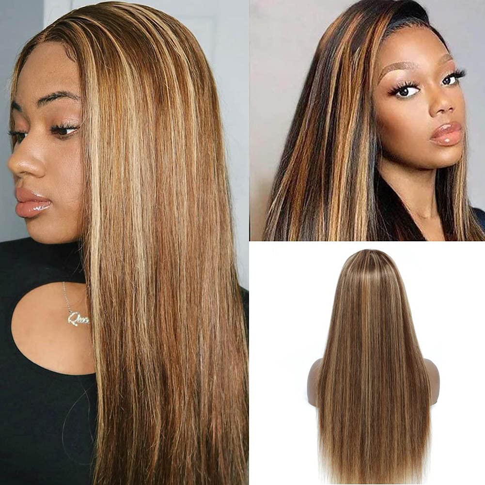 Piano Color Wig 4*4/13*4/13*6 Lace Front Wigs Straight Hair Human Hair