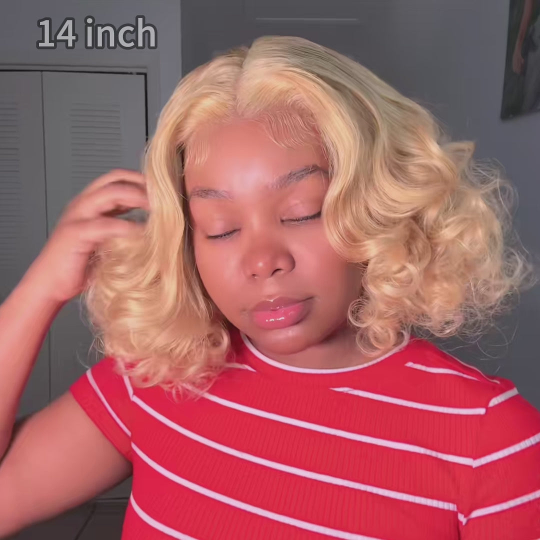FABA Original Style| FABA 4/27# Glueless 9x6 Pre-Max HD Lace Wig Pre Plucked & Bleached Short Bob Human Hair Wig Summer