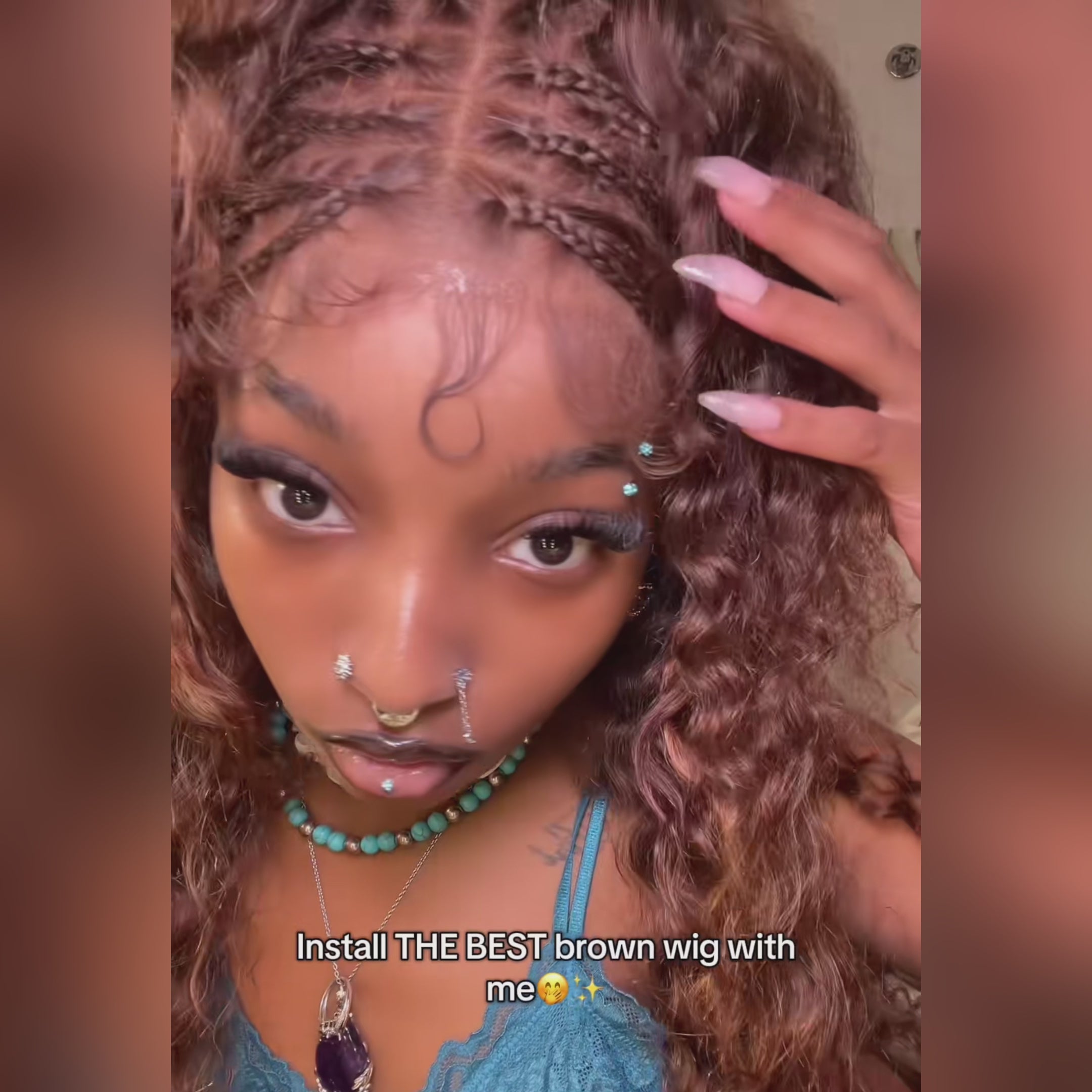 FABA Pre-Braided Boho Braid Pre-Marting 9x6 HD Lace Wig Natural Black Glueless Wig With Bleached Bye Bye Knots